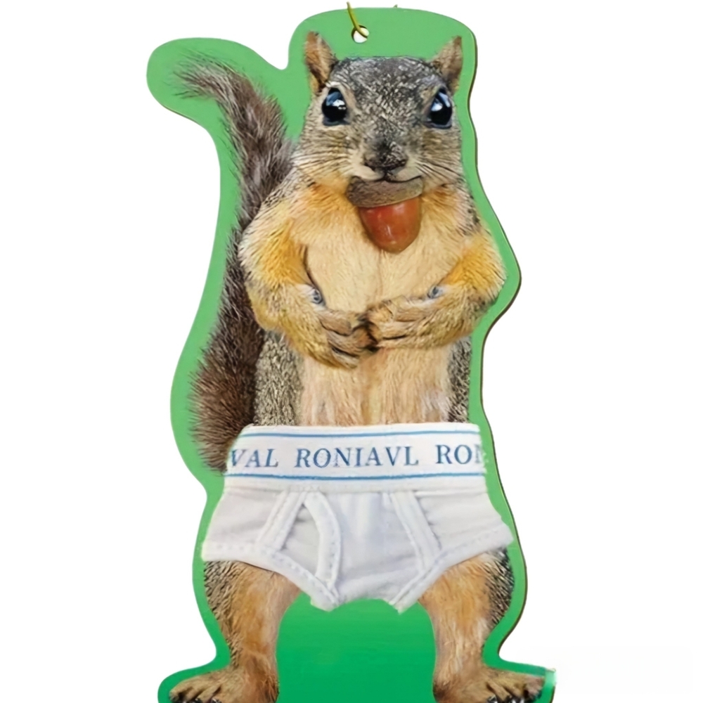 Squirrel in Underpants Air Freshener